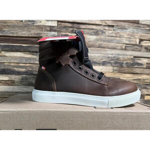 Mellow Walk Jessica Women's 5.5 Steel Toe Wedge Work Boots Brown NWT